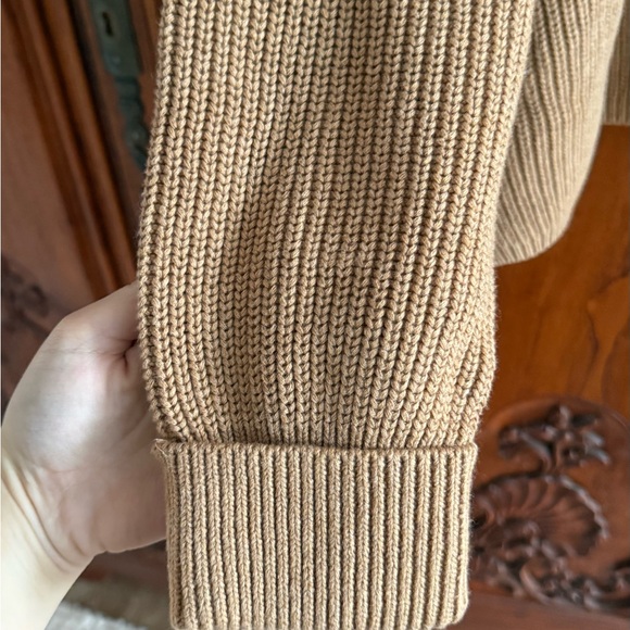 French Connection Cozy Knit Tan Sweater - Picture 3 of 4